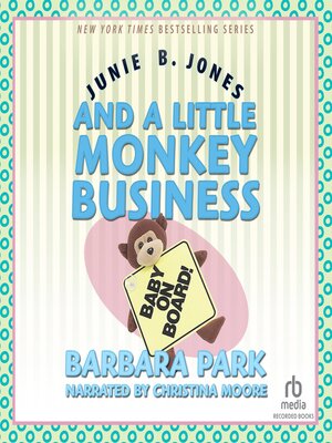 cover image of Junie B. Jones and a Little Monkey Business
